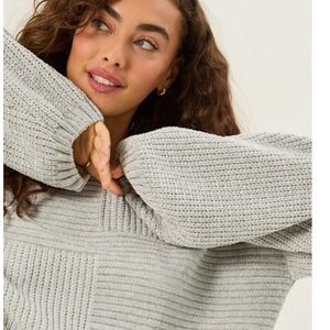 Altar’d State Gray Knit Sweater Size XXS